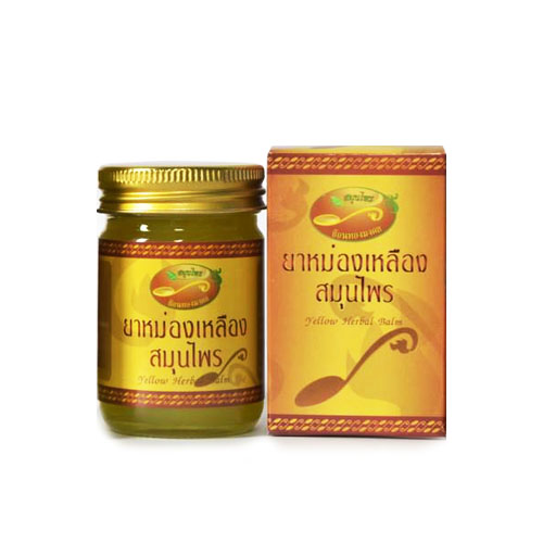 ยาหม่องเหลือง ช้อนทอง 