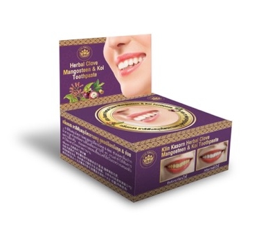 ยาสีฟัน ปลือกมังคุด ข่อย แบบตลับ