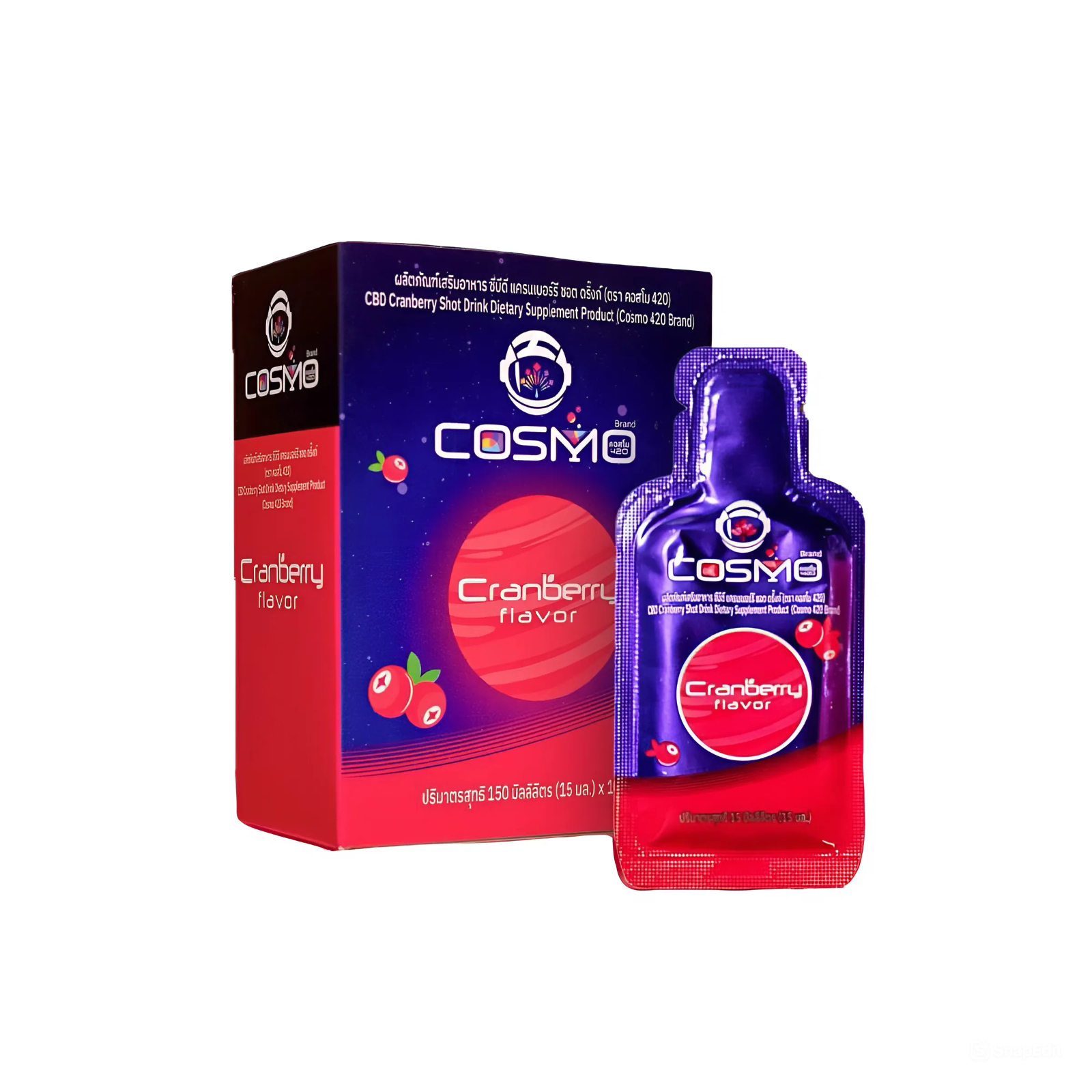 ซีบีดี แครนเบอร์รี่ ชอต ดริ๊งก์ 15 มล