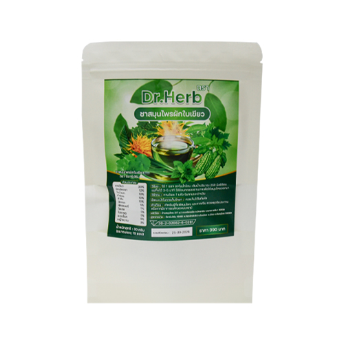 ชาสมุนไพร ผักใบเขียว 30 กรัม