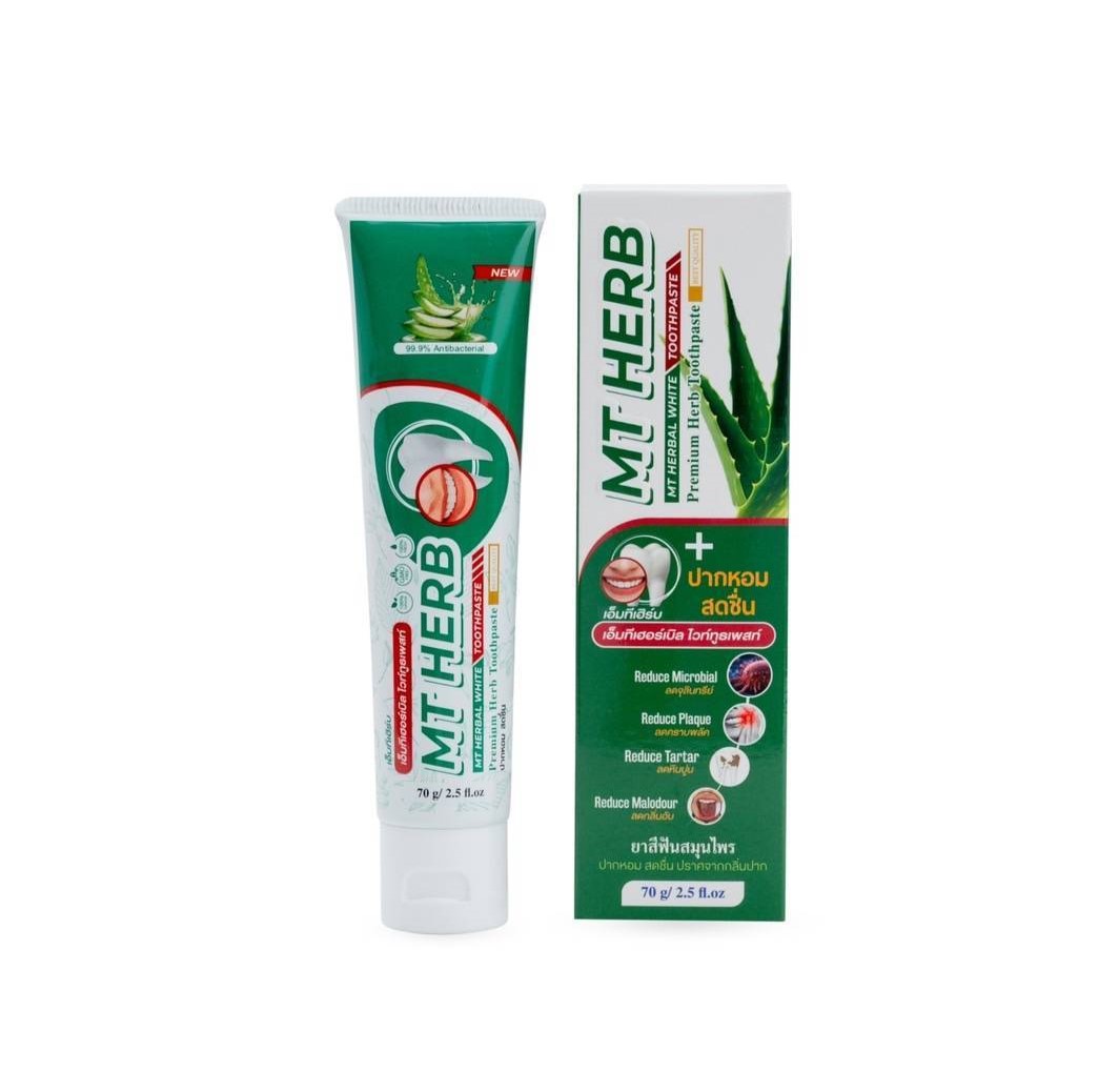 ยาสีฟัน เอ็มที เฮอร์เบิล ไวท์ 