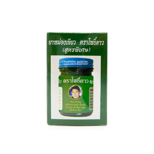 ยาหม่องเขียวตราโพธิ์ดาว