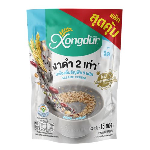 ธัญญาหาร ผสมงาดำ รสจืด 25 กรัม