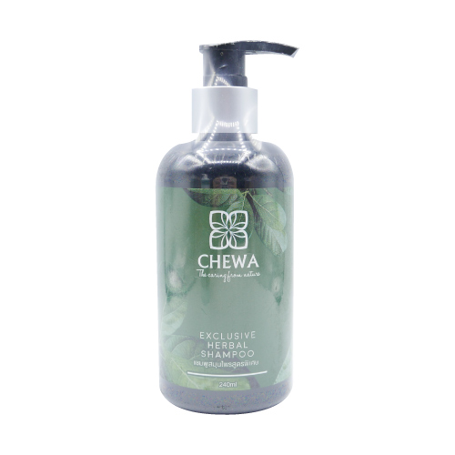 แชมพูใบหมี่ ดอกอัญชัน ขิง มะกรูด