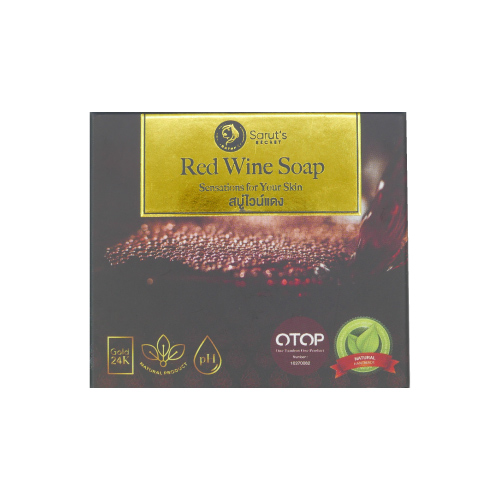 สบู่ ไวน์ แดง 