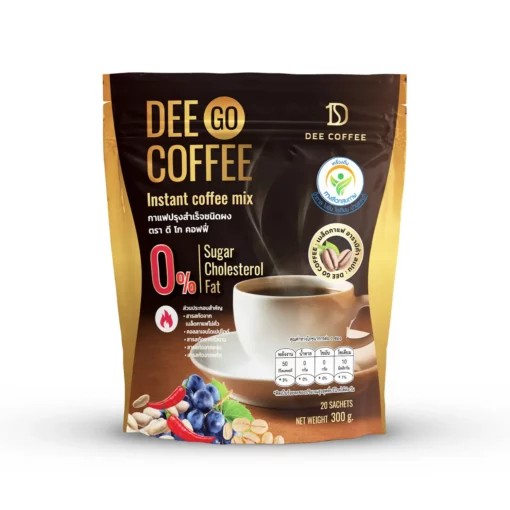 กาแฟสมุนไพร ชนิดผง ดี โก คอฟฟี่ 15 กรัม