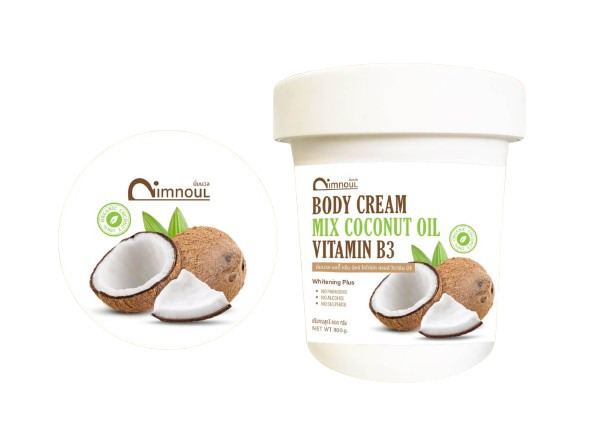 บอดี้ ครีม โคโค่นัท ออยล์ + วิตามิน อี