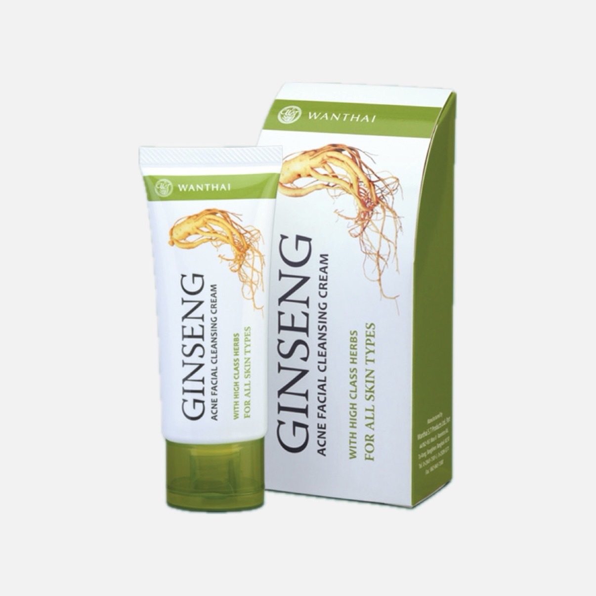 ครีมล้างหน้า โสม ป้องกันสิว