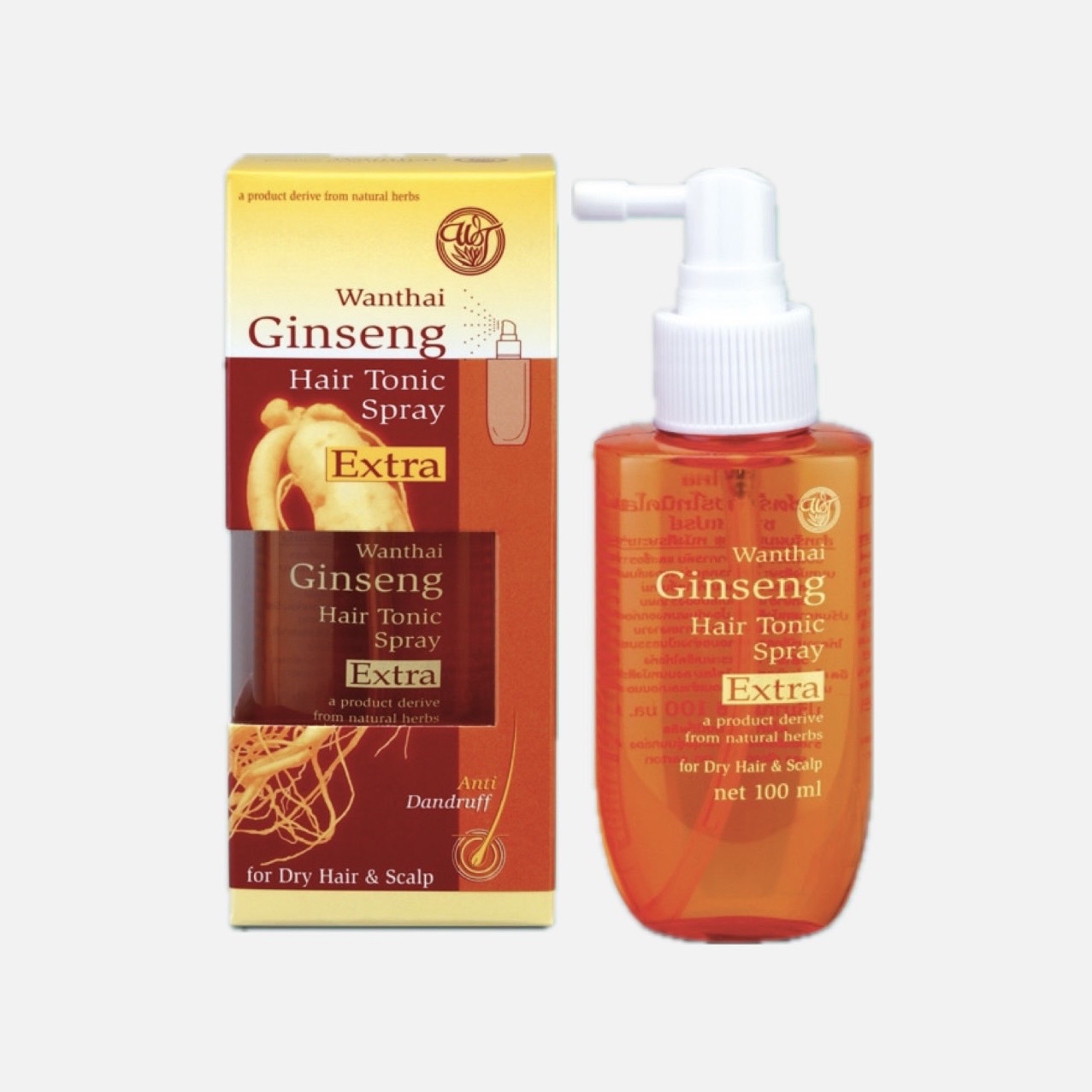 แฮร์โทนิค โสม หนังศรีษะแห้ง