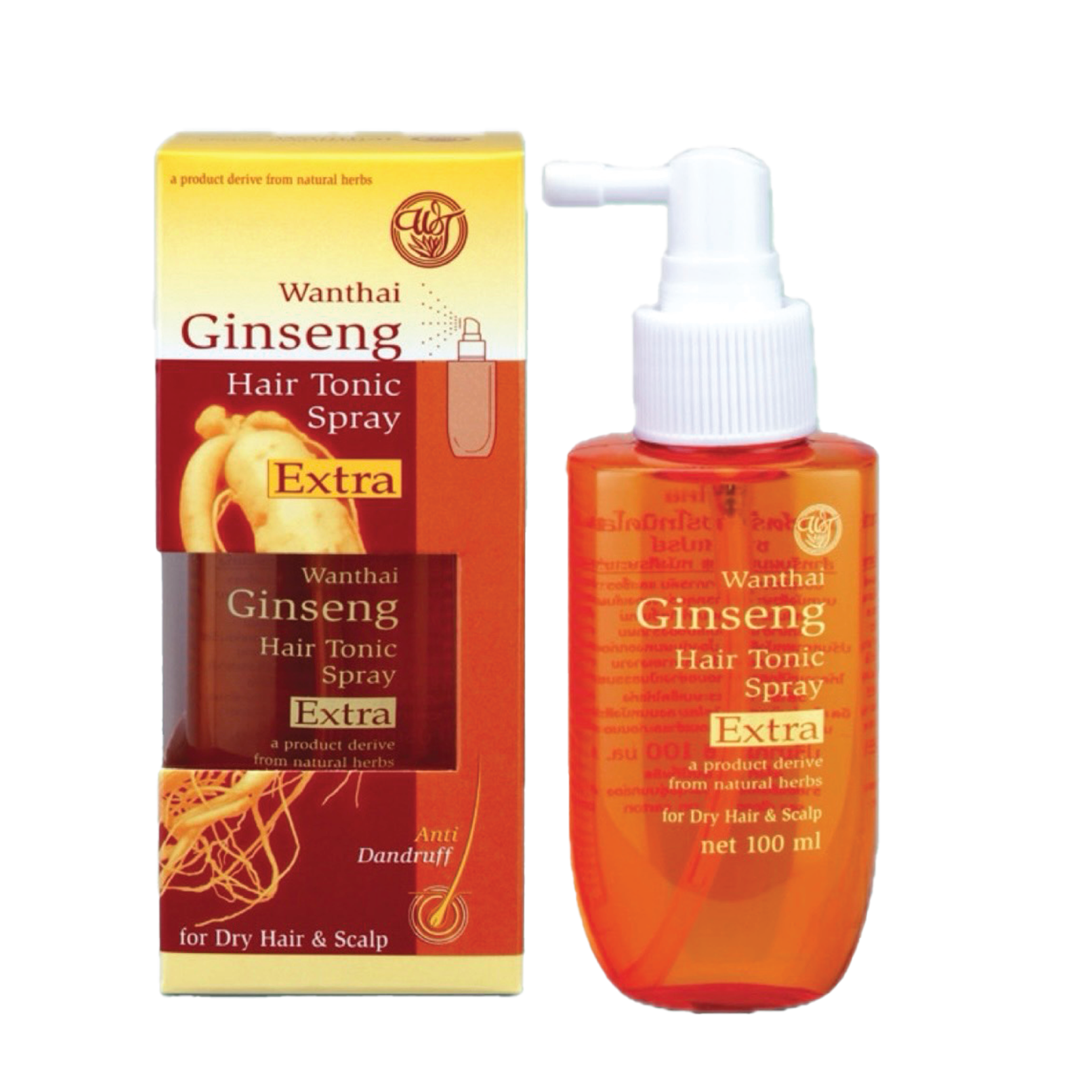 แฮร์โทนิค โสม หนังศรีษะแห้ง 100 มล